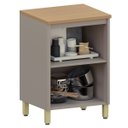 Ver imagem 4 de Balcão para Cozinha 100% MDF 60 cm 2 Portas Lumen Freijó/Cinnamon