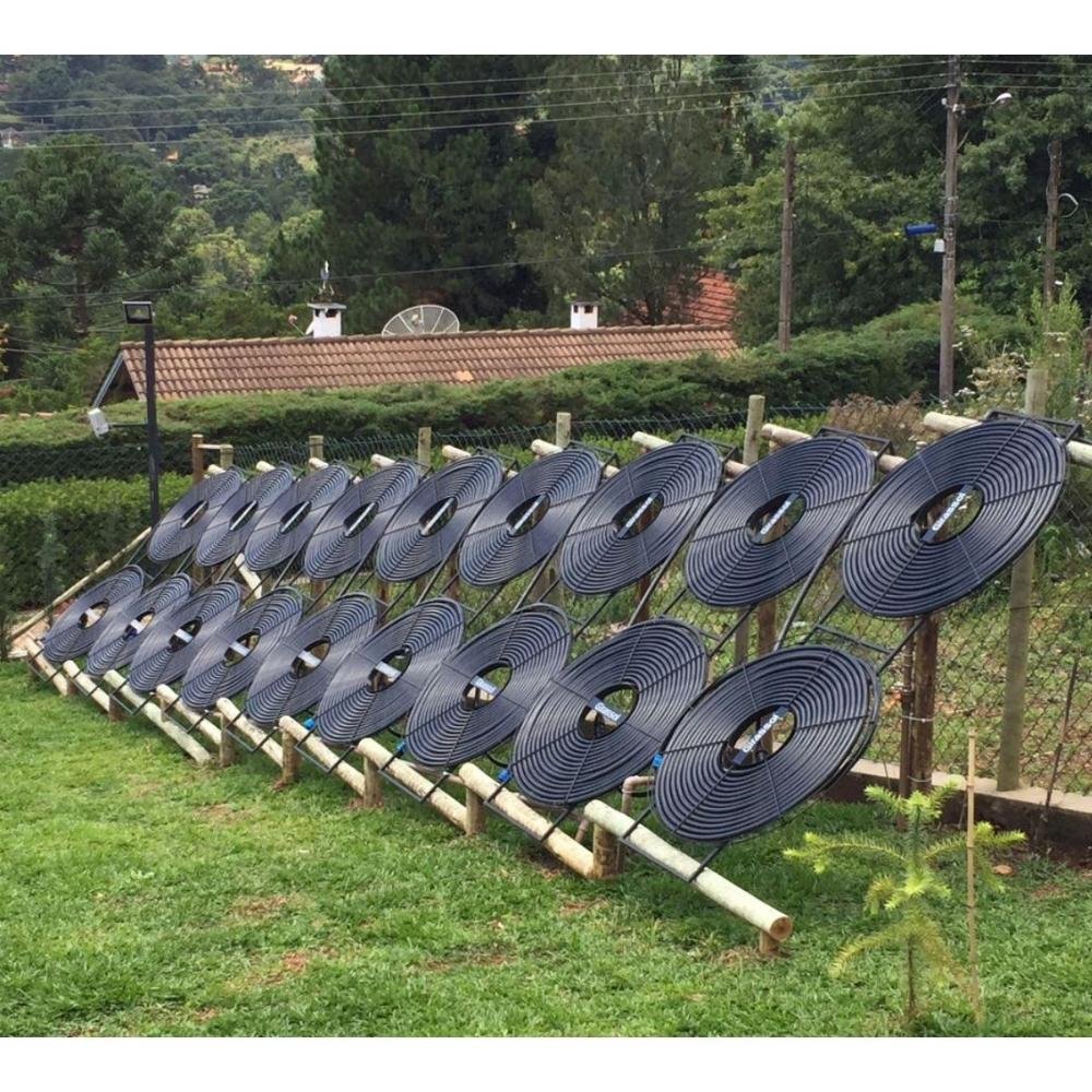 Kit Aquecimento Solar P/ Piscina Até 16m³ Completo + Bomba - 5