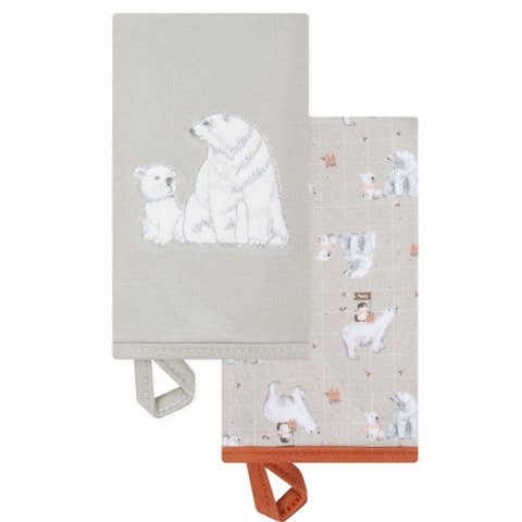 Kit 2 Babinhas Paninho de Boca Bebê Polar Capuccino - Hug: Bege Capuccino