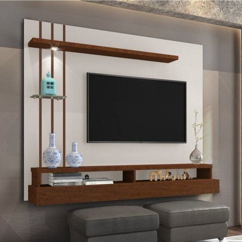 Painel para TV até 50 Polegadas 160CMX135CM Eros Bege