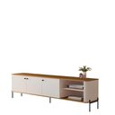 Ver imagem 2 de Rack para TV Rack Aurélia para TV 70 Polegadas 183cm MDF Off White Bechara Móveis