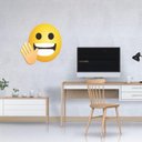 Ver imagem 2 de Adesivo de Parede Emoji Saudação
