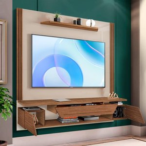 Painel Ripado TV 60 Polegadas Off White Noce Apolo 1.8 Shop JM