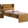 Cama Solteiro Baú com 2 Gavetas Isa - 2