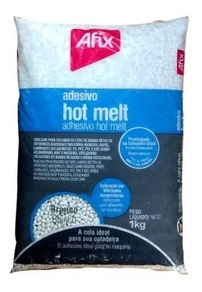 Cola Hotmelt para 140-190º Incolor / Branca 4Kg+4Kg - 4
