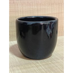 Vaso Decorativo Oval Preto – Decoração Moderna para Casa - 2