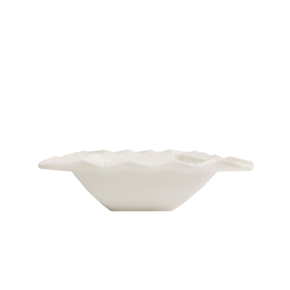 Bowl quadrada em cerâmica branco - 1