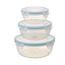 Ver imagem 5 de Kit 3 Potes Herméticos Redondos com Tampa de Silicone