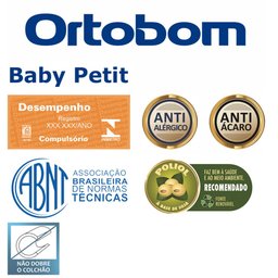 Colchão Berço Ortobom Baby Petit Blanc D18 Branco 60x130x12 - 4