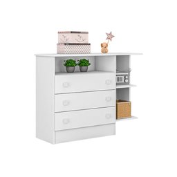 Comoda com Nicho Doce Sonho Branco - Qmovi - 1
