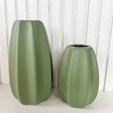 Ver imagem 2 de Dupla Vaso Centro de Mesa Grande Médio Alto Relevo Oliva
