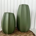 Ver imagem 3 de Dupla Vaso Centro de Mesa Grande Médio Alto Relevo Oliva