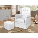 Ver imagem 1 de Poltrona de Amamentação Balanço e Puff Letícia