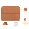 Cabeceira Organica 195 Cm para Cama Box King Boucle Premium - Clique Chique - 2