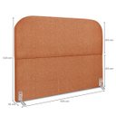 Ver imagem 3 de Cabeceira Organica 195 Cm para Cama Box King Boucle Premium - Clique Chique