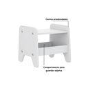 Ver mais imagens de Conjunto Mesa e Banquinho Infantil Montessori Branco