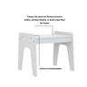 Conjunto Mesa E Banquinho Infantil Montessori  - 9