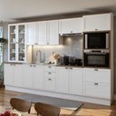Ver imagem 2 de Cozinha Completa 6PÇS 14 Pts 4 Gav Iluminata Branco/Ebano