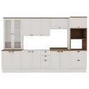 Ver imagem 3 de Cozinha Completa 6PÇS 14 Pts 4 Gav Iluminata Branco/Ebano