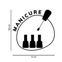 Ver imagem 2 de Adesivo de Porta Manicure Esmaltes Decoração Salão de Beleza Nail Designer Kanto Store Adesivo de Pa