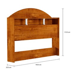 Cabeceira Casal Box Arco 1,40m Amêndoa - 2