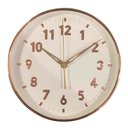 Ver imagem 2 de Relógio de Parede Redondo Branco e Gold 23 Cm Casa Del Grande