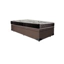 Ver imagem 4 de Cama Box Baú Solteiro Colchão Aylla Espuma D33 Acolchões + Box Suede 65x88x188 Cor:Marrom