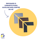 Ver imagem 4 de Boiserie Moldura Eva Autocolante Terra 3,5cmx8mm 20 Metros - Cinza