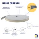 Ver imagem 3 de Boiserie Moldura Eva Autocolante Terra 3,5cmx8mm 20 Metros - Cinza