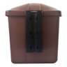 Cesto Individual Lixeira Coleta Seletiva 40l com Poste Preto - 6