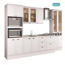 Ver imagem 7 de Cozinha Completa Milla Start 13 Portas 5 Gavetas MDF 320cm Branco