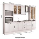 Ver imagem 5 de Cozinha Completa Milla Start 13 Portas 5 Gavetas MDF 320cm Branco