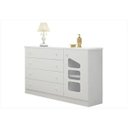 Ver imagem 3 de Cômoda Infantil 4 Gavetas 1 Porta Eloísa