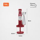 Ver imagem 5 de Mixer Premium Mondial M-10 500w vermelho com Inox 220v