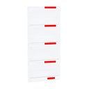 Ver imagem 1 de Kit 5 Bandejas Para Gondola Canto 196 Amapa 40/30 Branco Pe - Amapá