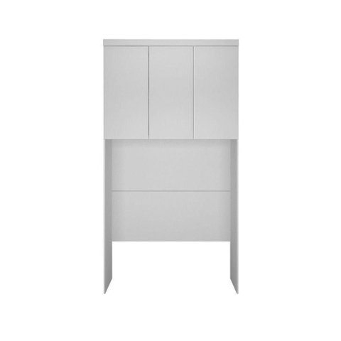 Modulo Aéreo Safira Solteiro Mdf com 3 Portas Clic Móveis Branco