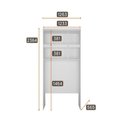 Ver imagem 3 de Modulo Aéreo Safira Solteiro Mdf com 3 Portas Clic Móveis Branco