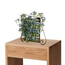 Ver imagem 1 de Kit 6 Hastes Flores Artificiais Azul 60cm para Vasos e Decoração de Festa