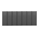 Ver imagem 3 de Kit 7 Cabeceiras Painel Modular Cama Box Casal Linho Grafite Madelina Decor