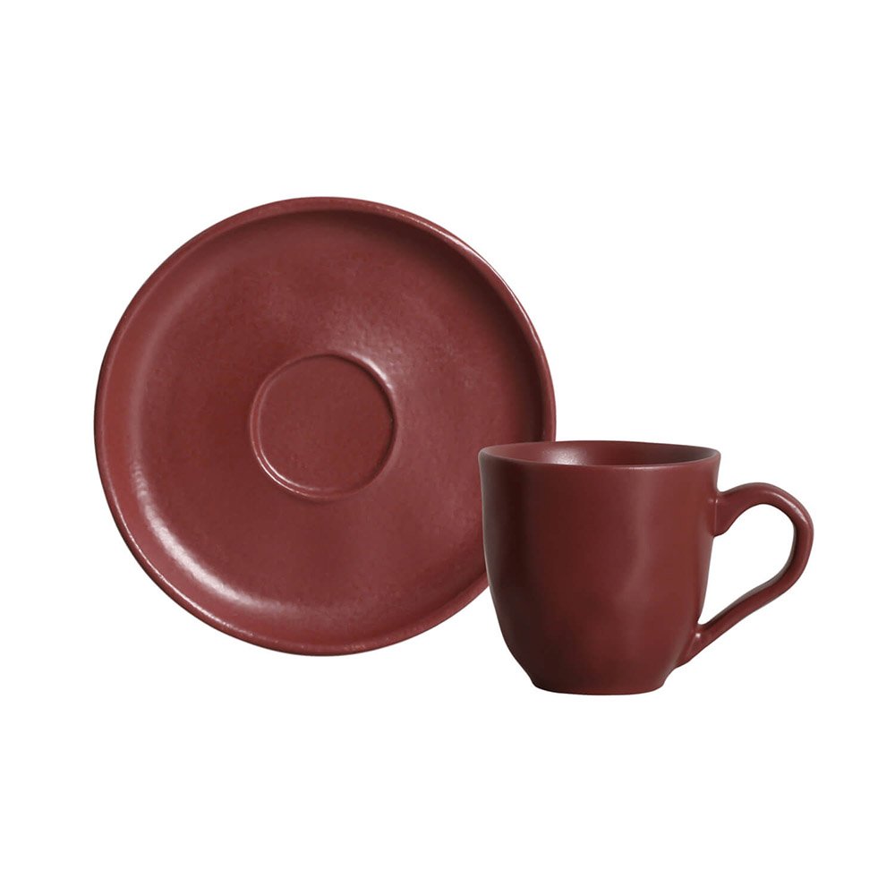 CONJUNTO DE XÍCARA DE CAFÉ BIO STONEWARE BERRY 120ml 6UN PORTO BRASIL - 1