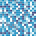 Ver imagem 2 de Papel de Parede Adesivo Pastilha Azul - 3,5m