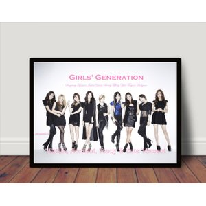 Quadro Poster com Moldura Rock K-pop Girls Generation P2135
