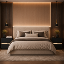 Ver imagem 7 de Mesa de Cabeceira 60cm com LED 100% MDF 2 Gavetas Lumiar Linha Alta Moderna Lateral:Preto