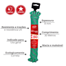 Corda Pet Meada Espessura 8mm Comprimento 30 Metros Cor Verde Durín - 2