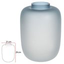 Ver imagem 1 de Vaso Decorativo Vidro 29cm Azul Florarte Flor Arte