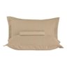 Kit Colcha Piquet Favo Queen Teka 100%algodão Castor 2,40mx2,60m - 1