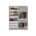 Ver imagem 4 de Guarda Roupa 120cm com Espelho 100% Mdf Branco Lilies Móveis