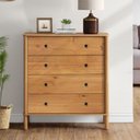 Ver imagem 7 de Cômoda para Quarto Escandinava 4gav Telescópicas Madeira Apoana Freijó Idimex