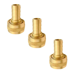Kit com 10 Bicos de Torneira 1/2 X 1/2 Latão P/ Mangueira Jardim