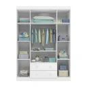 Ver imagem 2 de Guarda Roupa de Bebê Infantil 4 Portas 2 Gavetas Helena